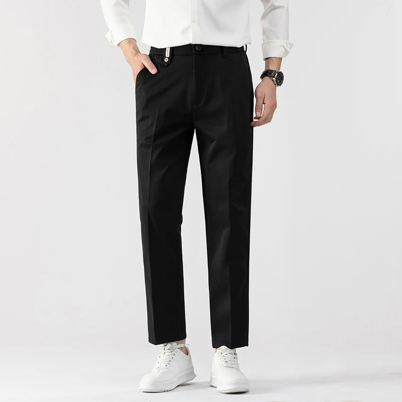 Straight Fit Tailored Trousers