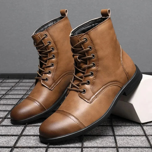 Hudson Lace-Up Boots