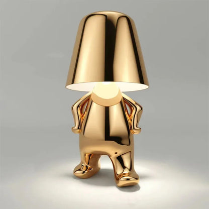 Golden Thinker Lamps