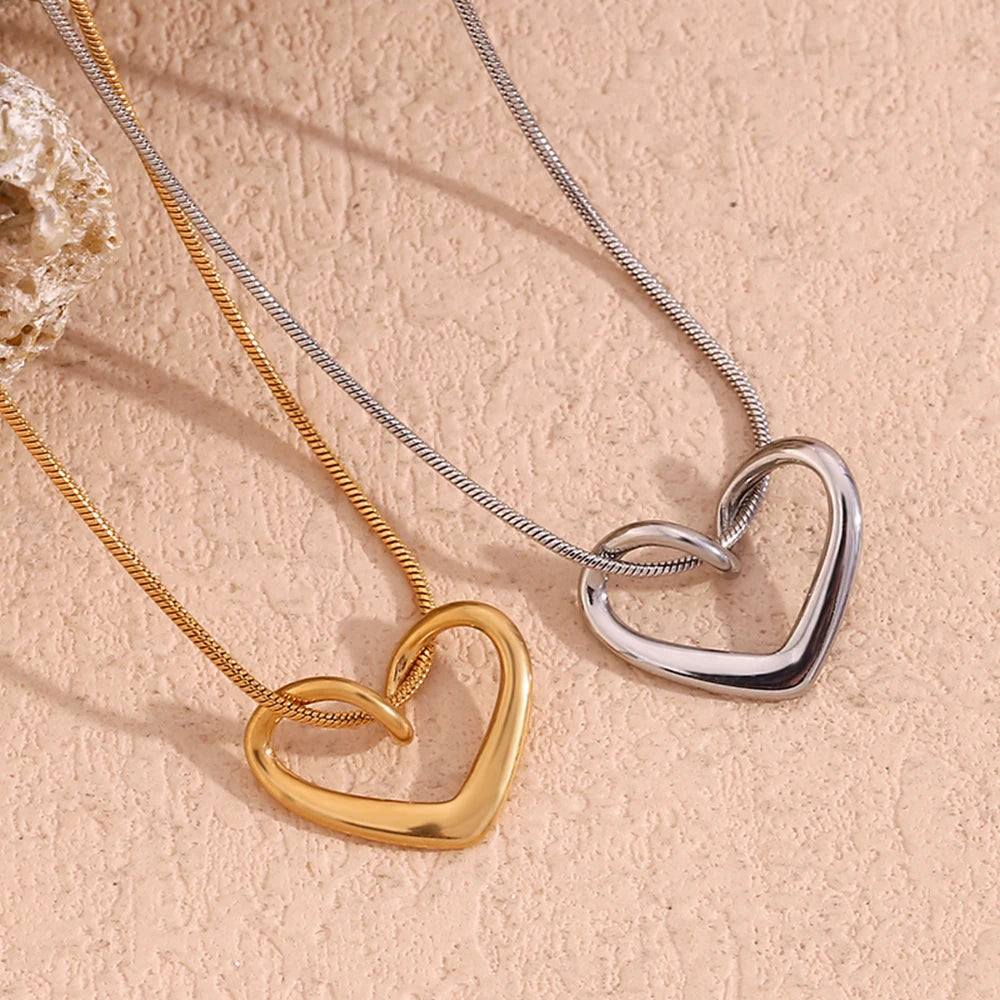 Woven Love Heart Necklace