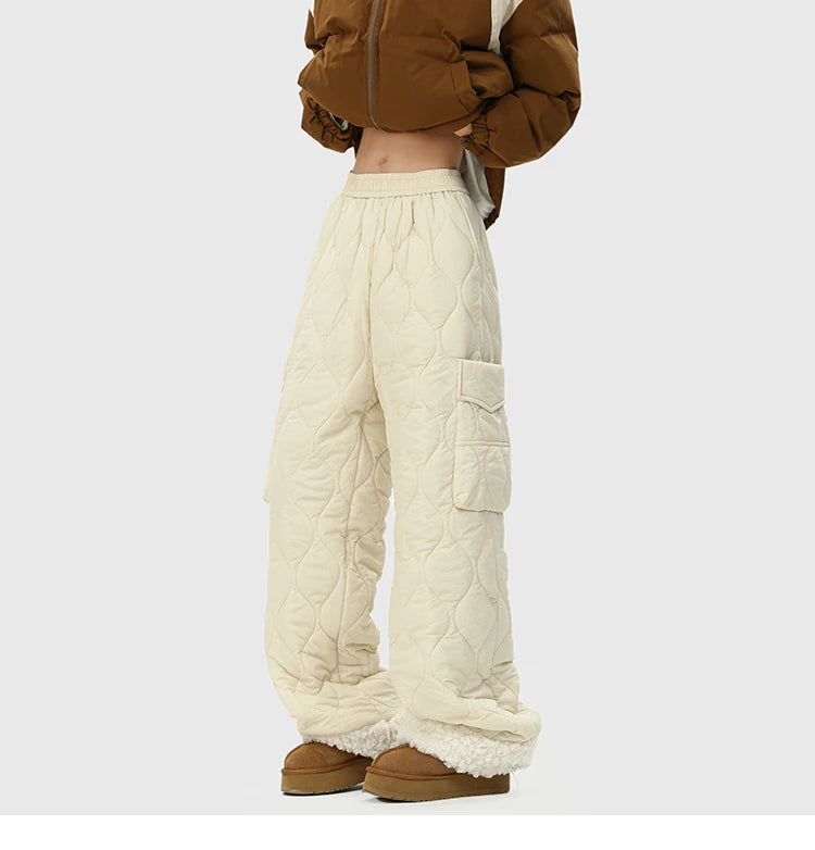 Quilted Thick Fleece Pants