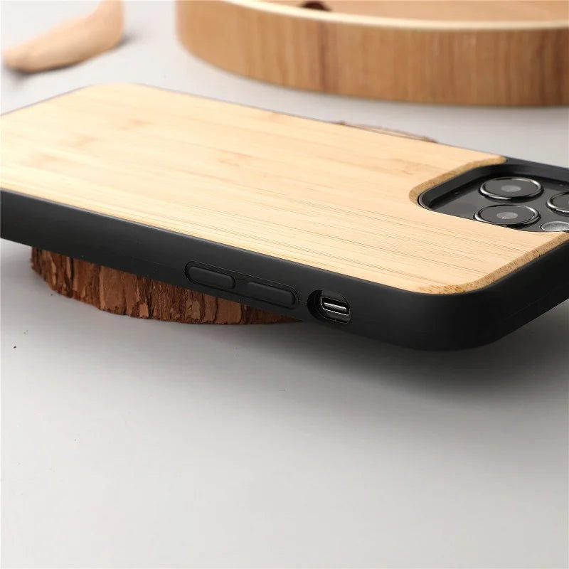 Minimalist Wooden iPhone Case