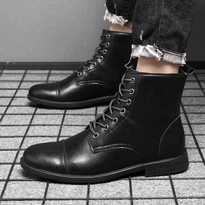 Hudson Lace-Up Boots