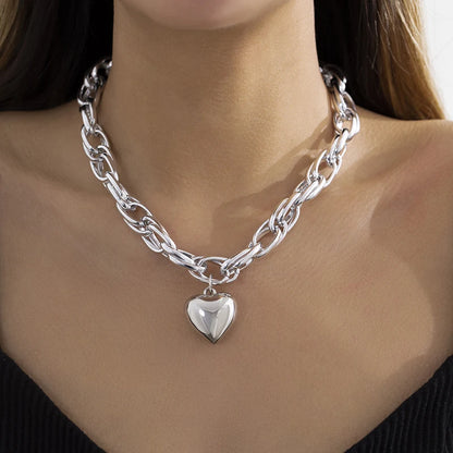 Punk Heart Necklace