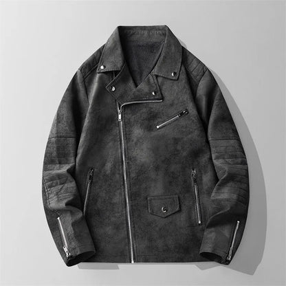 Retro Finish Leather Jacket