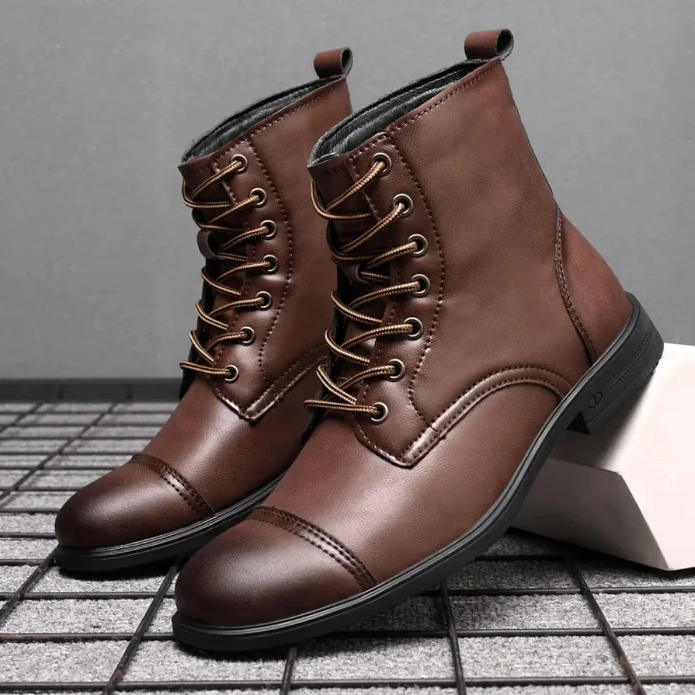 Hudson Lace-Up Boots