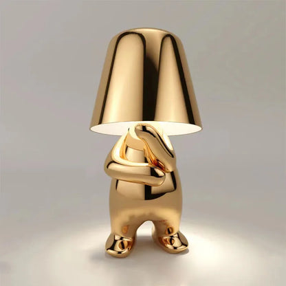 Golden Thinker Lamps