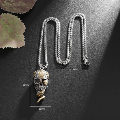 Viper Skull Necklace