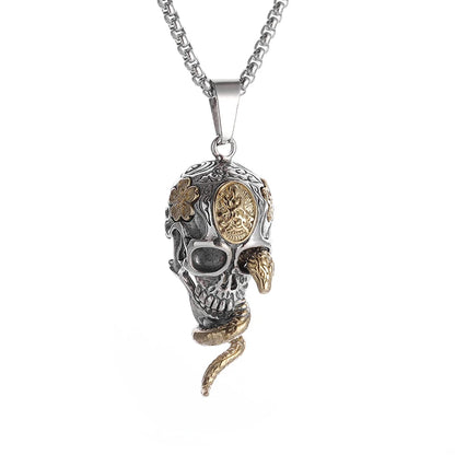 Viper Skull Necklace