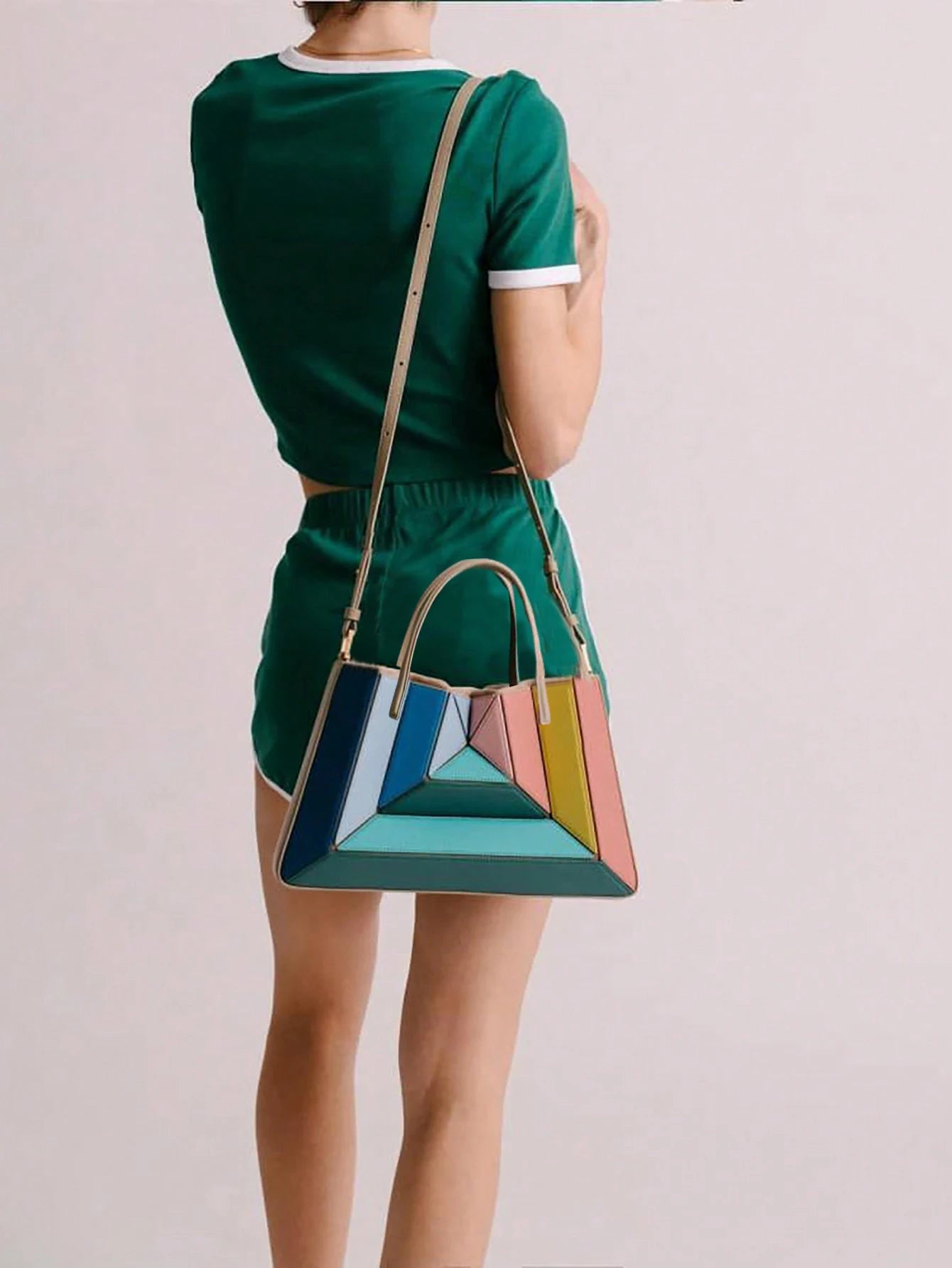 Pastel Geometric Bag