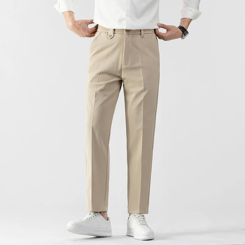 Straight Fit Tailored Trousers