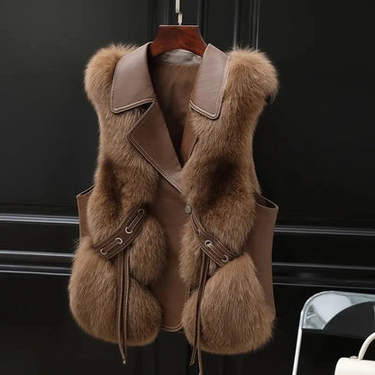 Snow Fur Vest