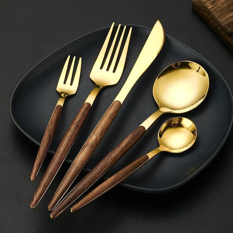 Fine Wooden Cutlery Set