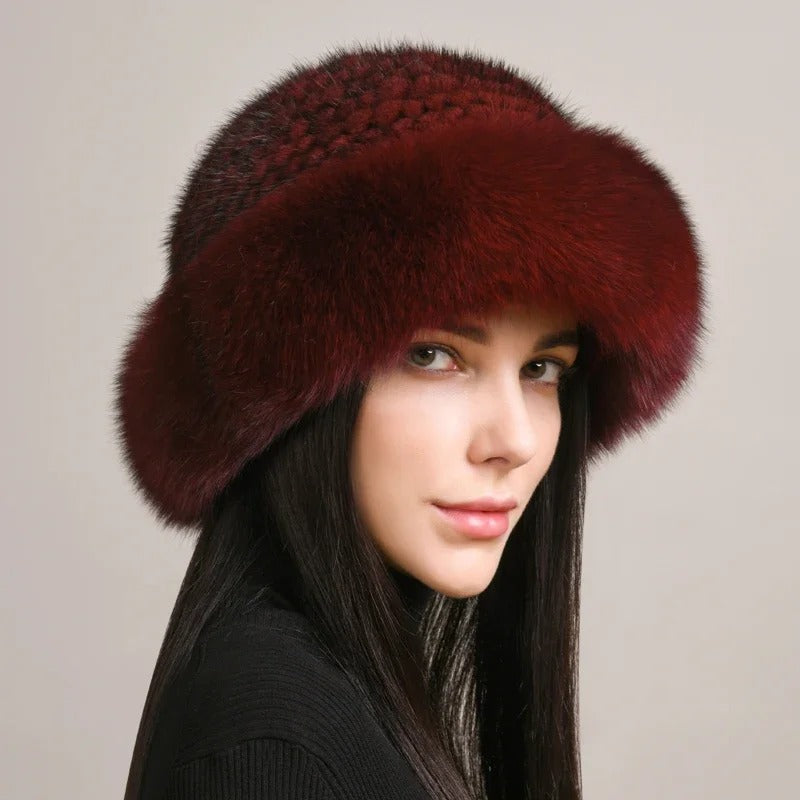 Natural Mink Fur Hat