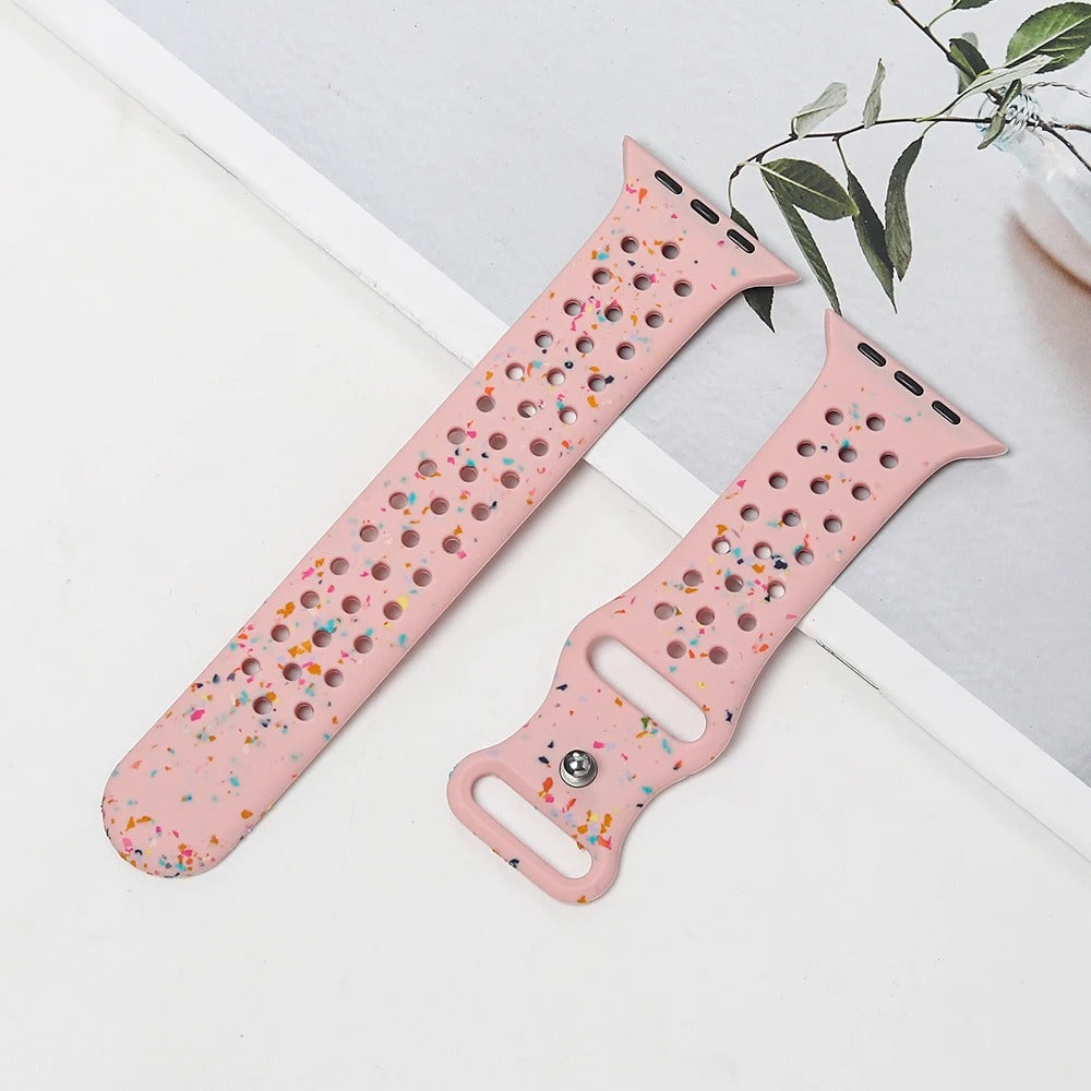 Glitter Silicone Watch Strap