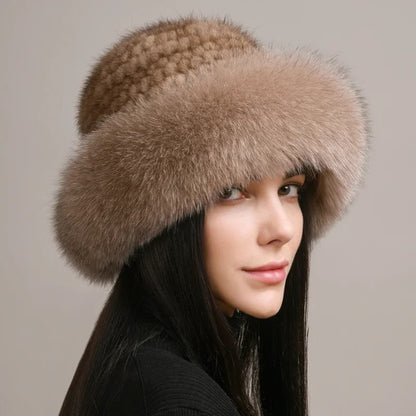 Natural Mink Fur Hat