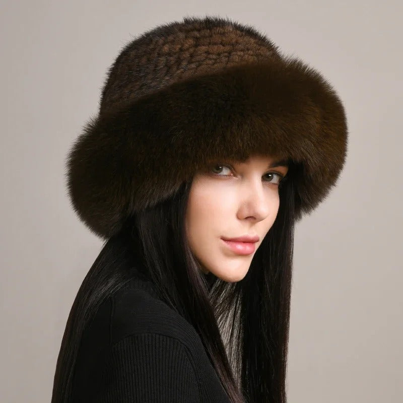 Natural Mink Fur Hat