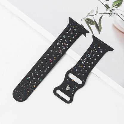 Glitter Silicone Watch Strap